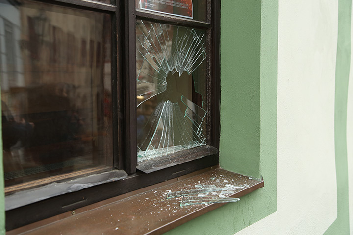 A2B Glass are able to board up broken windows while they are being repaired in Peterborough.